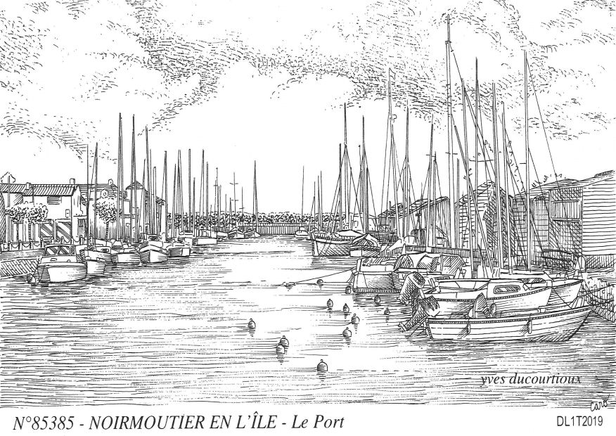 N 85385 - NOIRMOUTIER EN L ILE - le port